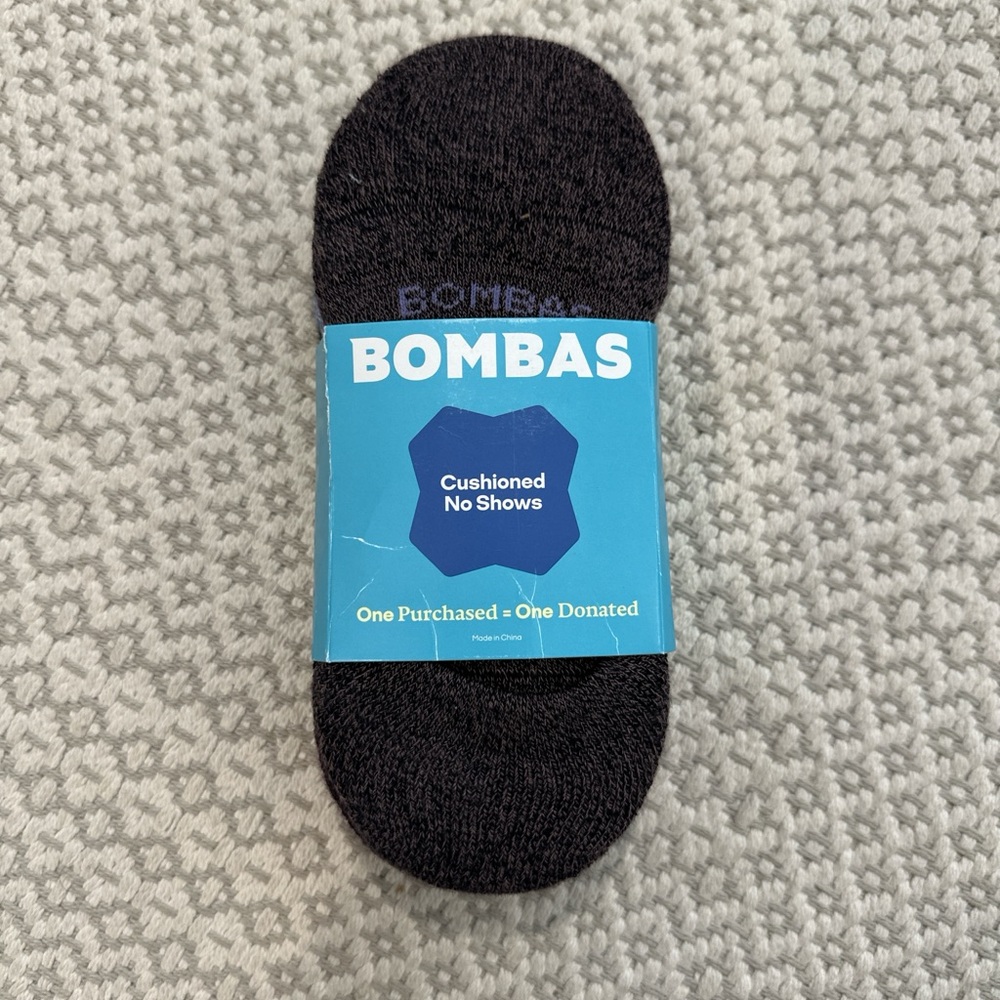 Bombas Dark Cushioned No Show Socks